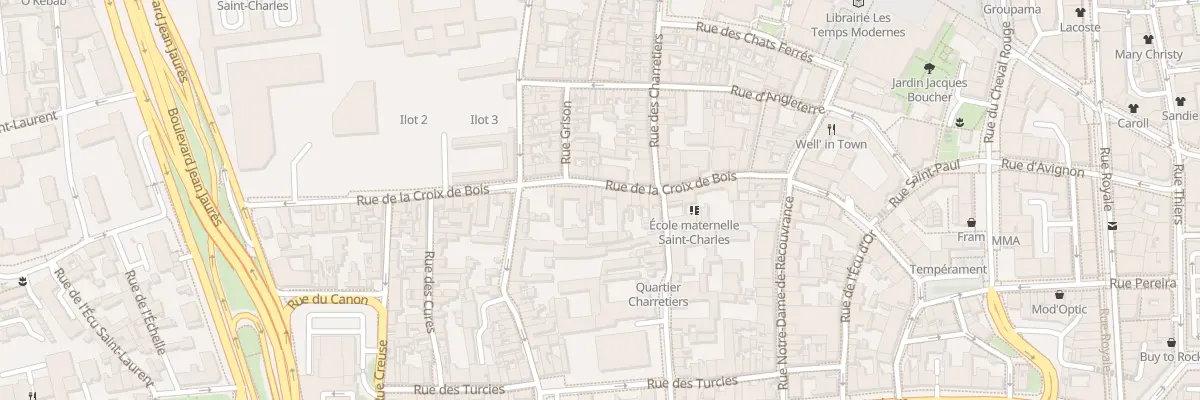 Plan du 17 Rue Croix de Bois à Orléans