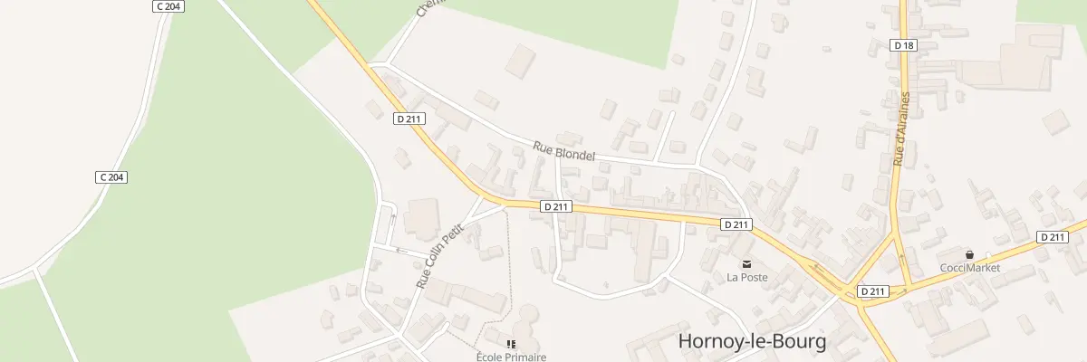 Plan du 40 Rue Charles Dufour à Hornoy-le-Bourg