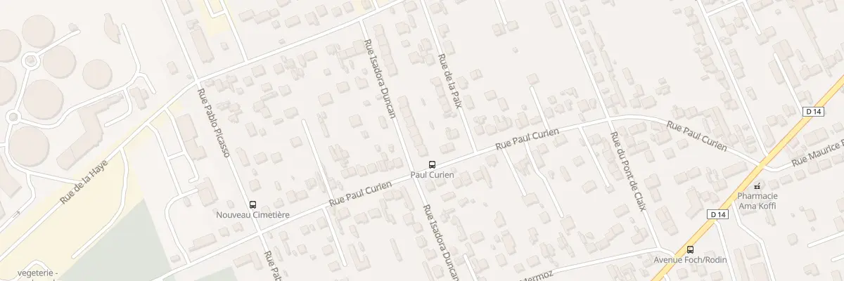 Plan du 21 Rue Isadora Duncan aux Mureaux