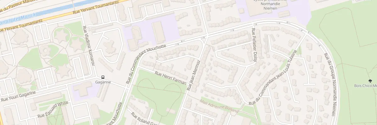 Plan du 111 Rue Jean Mermoz à Calais