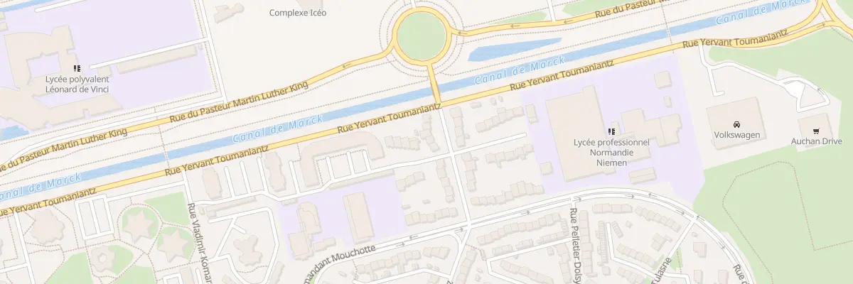Plan du 135 Rue Jean Mermoz à Calais