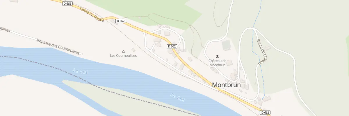 Plan du 558 Rte du Bourg à Montbrun