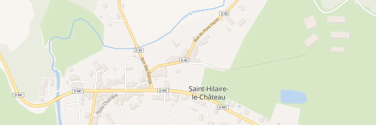 Plan du 1 Che des Petits Sabots à Saint-Hilaire-le-Château