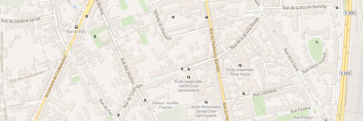 Plan du 109 Rue de Coulmiers à Orléans