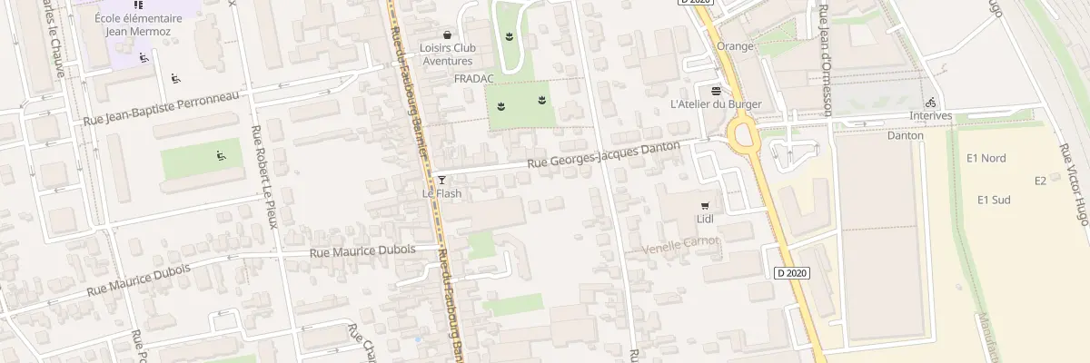 Plan du 12 Rue Danton à Fleury-les-Aubrais