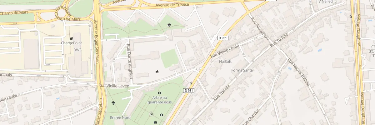 Plan du 22 Pl du Jardin des Plantes à Orléans