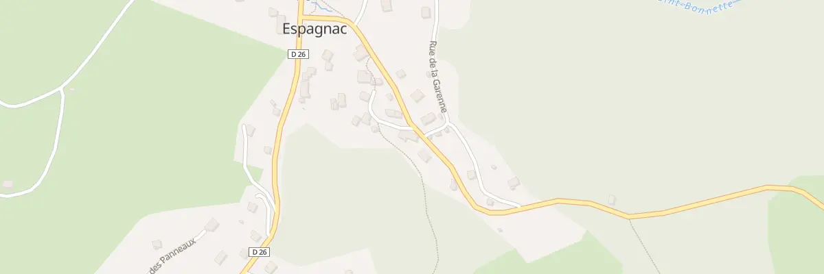 Plan du 18 Rue de la Croix Blanche à Espagnac