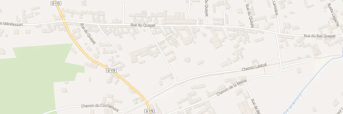 Plan du 166 Rue de la Liberté à Allery