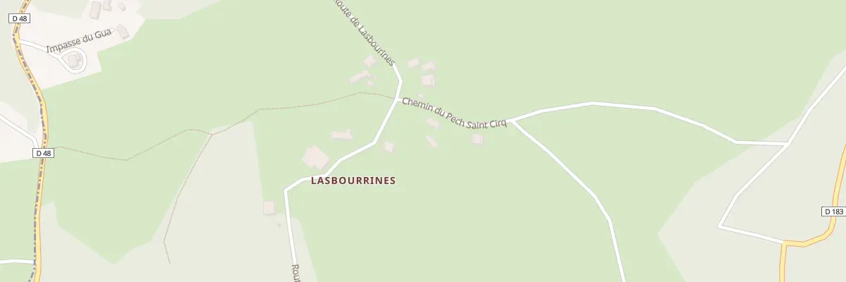 Plan du 5025 Lasbourrines à Bannes