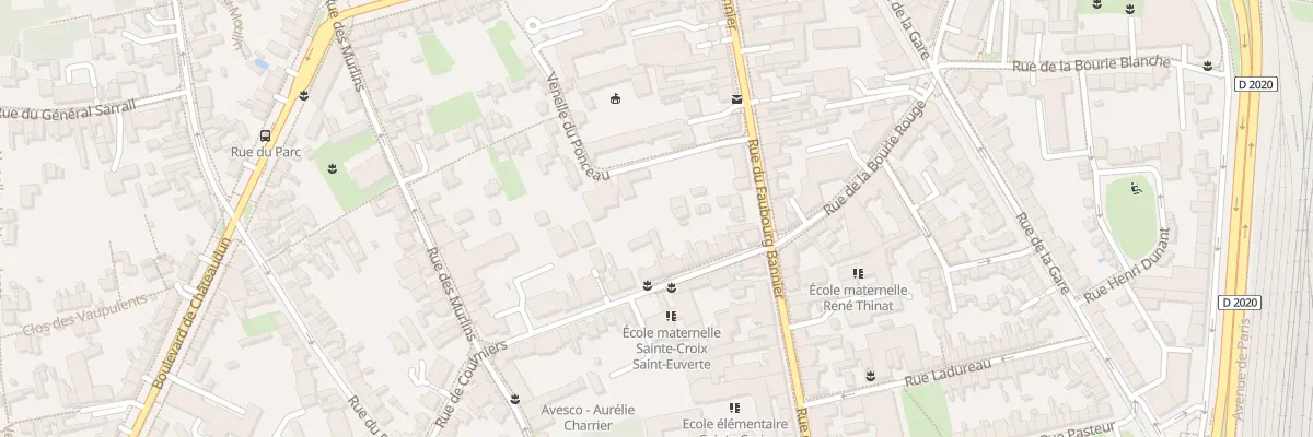Plan du 111 Rue de Coulmiers à Orléans