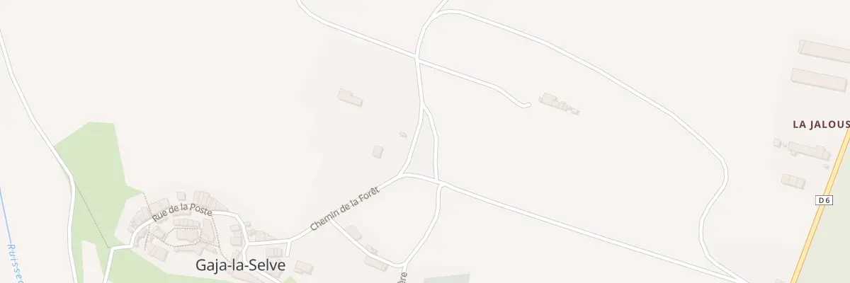 Plan du 2 Che du Cimetiere à Gaja-la-Selve