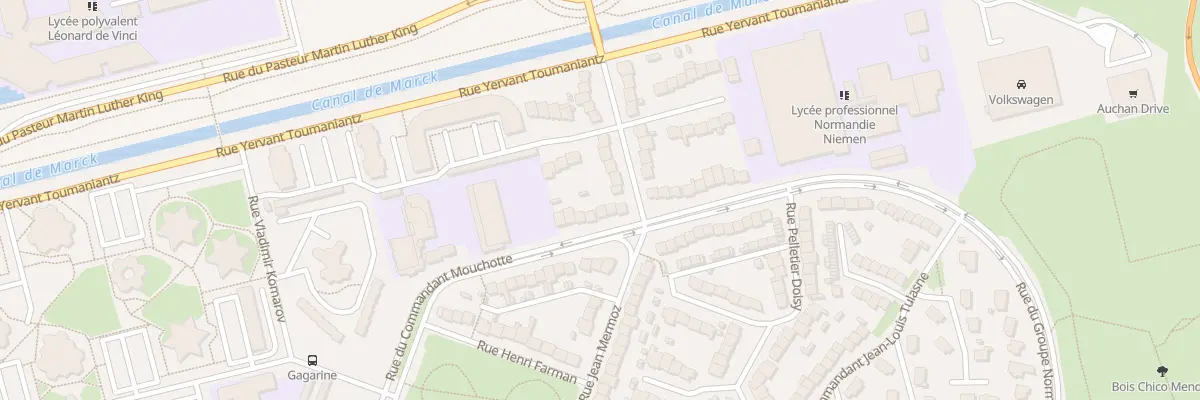 Plan du 15 Rue du Cdt Mouchotte à Calais