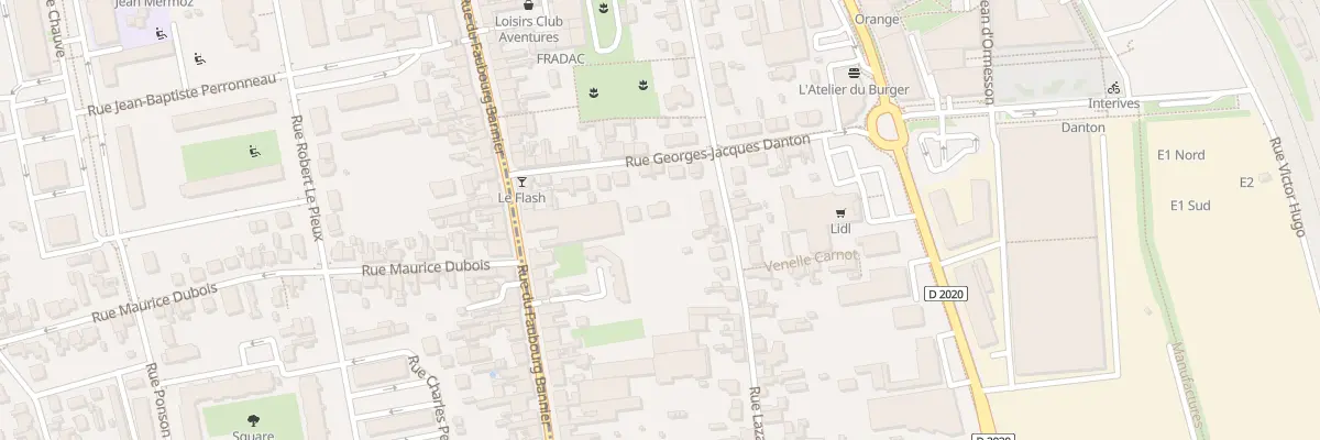 Plan du 10T Rue Danton à Fleury-les-Aubrais