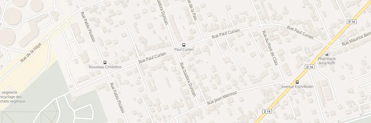 Plan du 53 Rue Paul Curien aux Mureaux