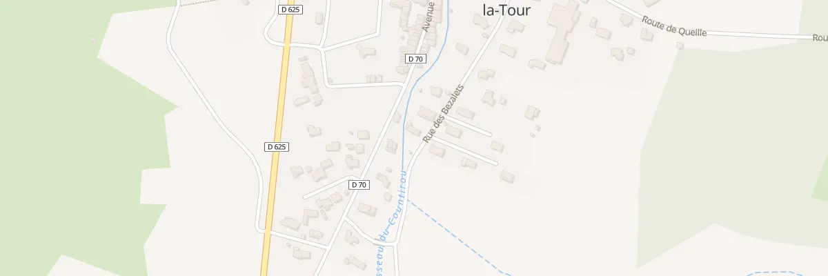 Plan du 20 Rue des Bezalets à Saint-Quentin-la-Tour