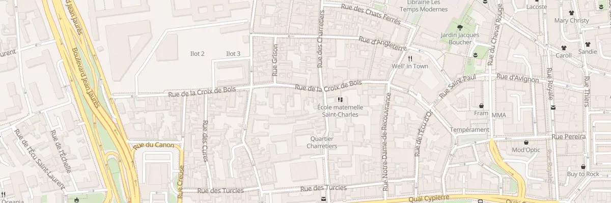 Plan du 13 Rue Croix de Bois à Orléans
