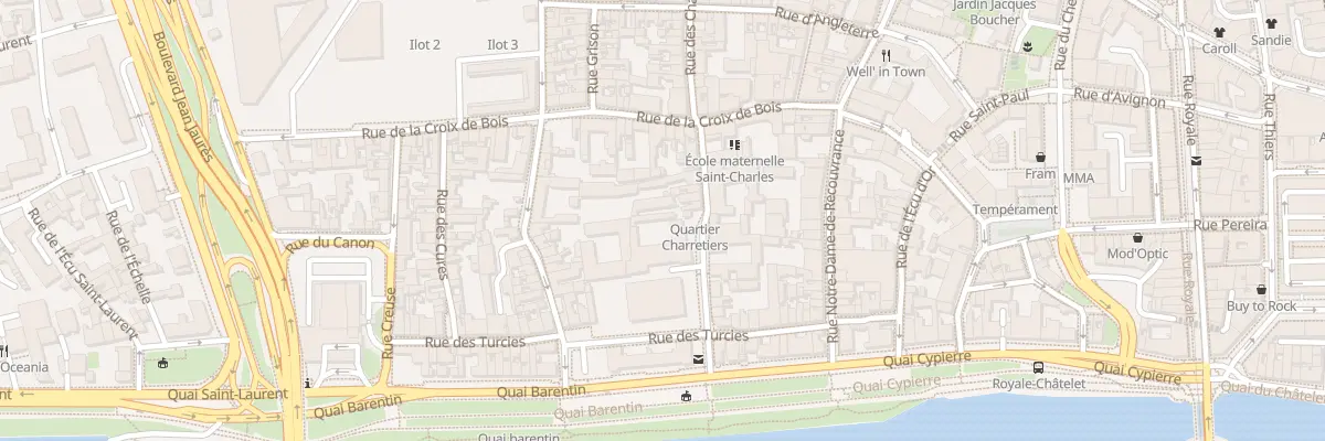 Plan du 17 Rue des Charretiers à Orléans