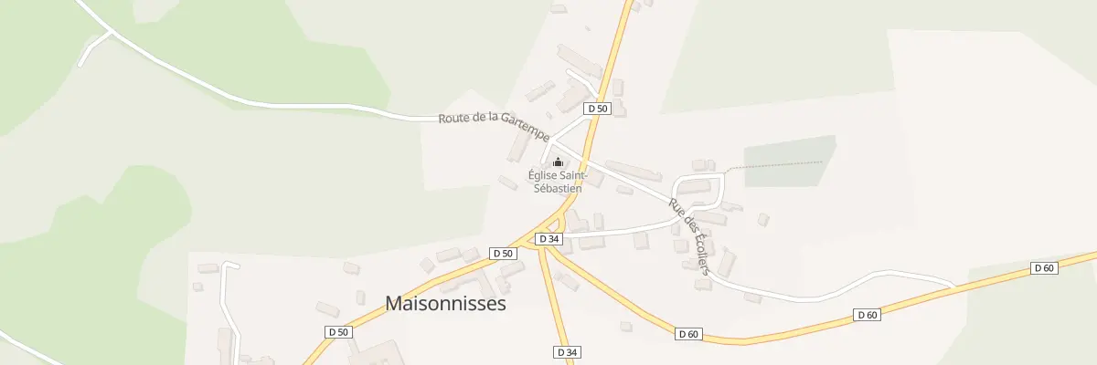 Plan du 2 Rue du Colombier à Maisonnisses