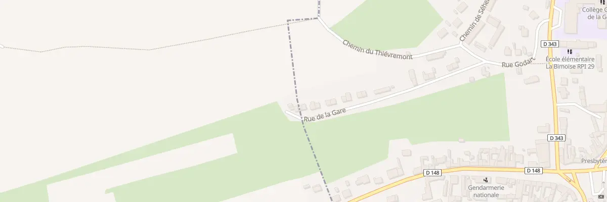Plan du 30 Rue de la Gare à Hucqueliers