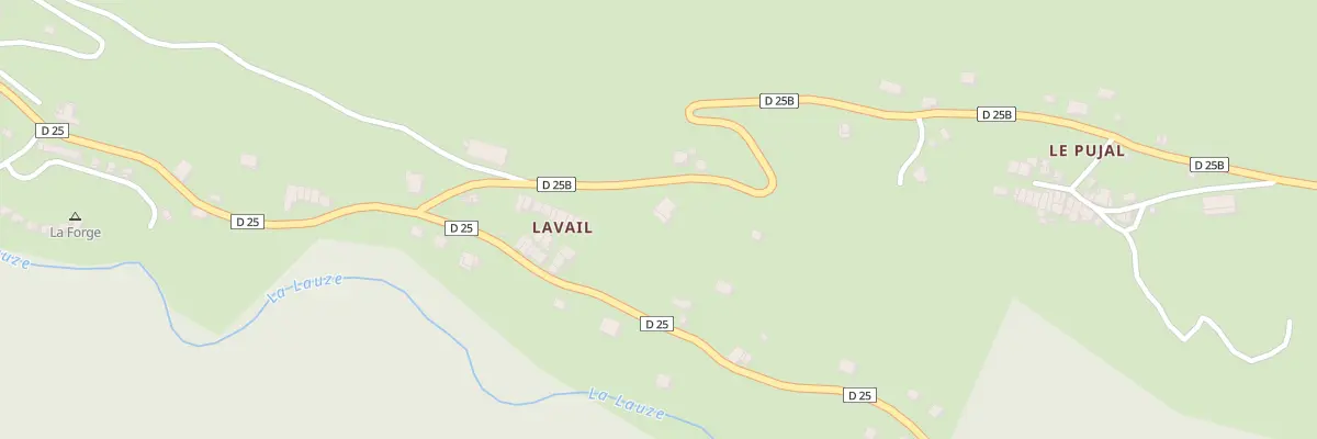 Plan du 5007 Lavail à Ascou
