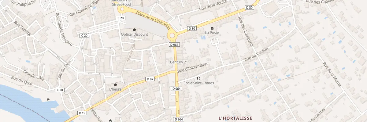 Plan du 21 Bd Gambetta à Gaillac