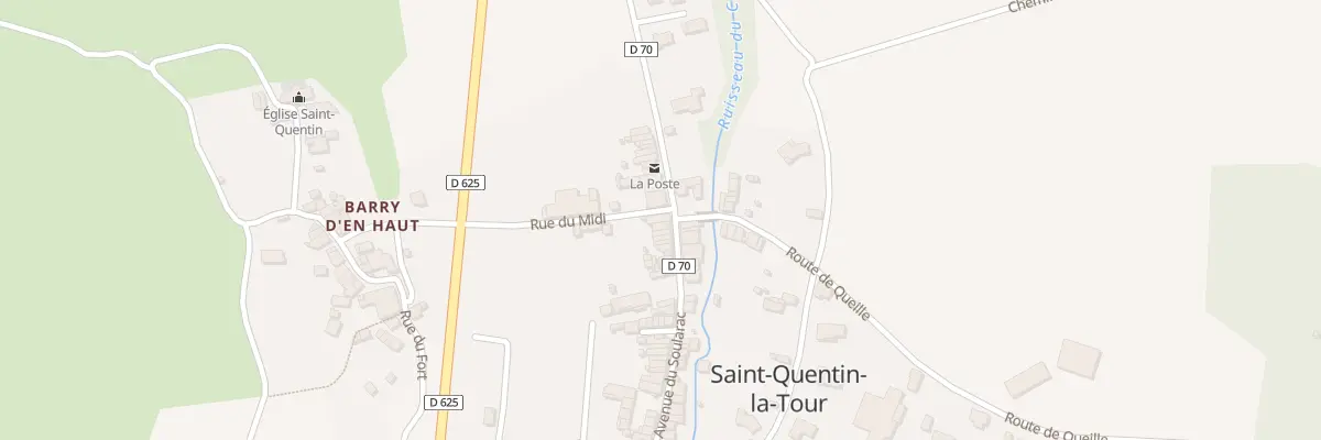 Plan du 18 Av du Soularac à Saint-Quentin-la-Tour