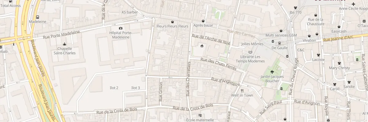 Plan du 61 Rue des Charretiers à Orléans