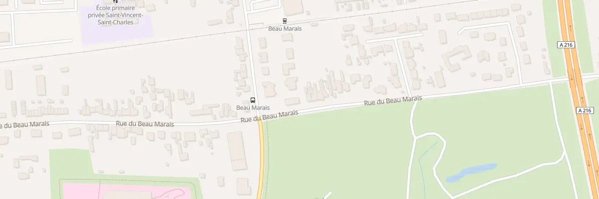 Plan du 771 Rue du Beau Marais à Calais