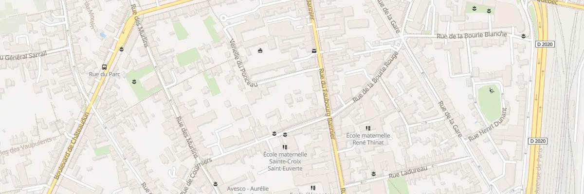 Plan du 97 Rue du Faubourg Bannier à Orléans