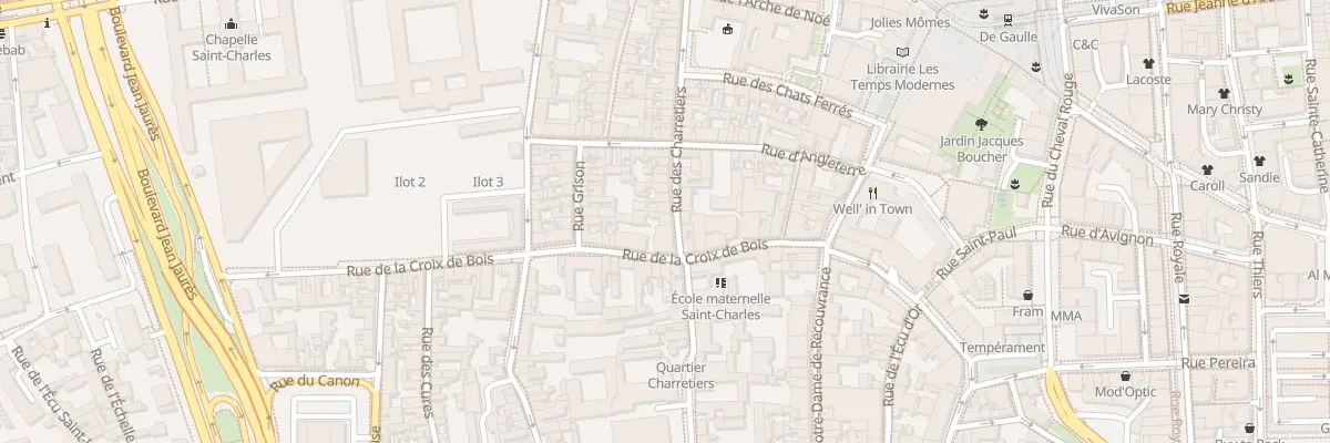 Plan du 35 Rue des Charretiers à Orléans