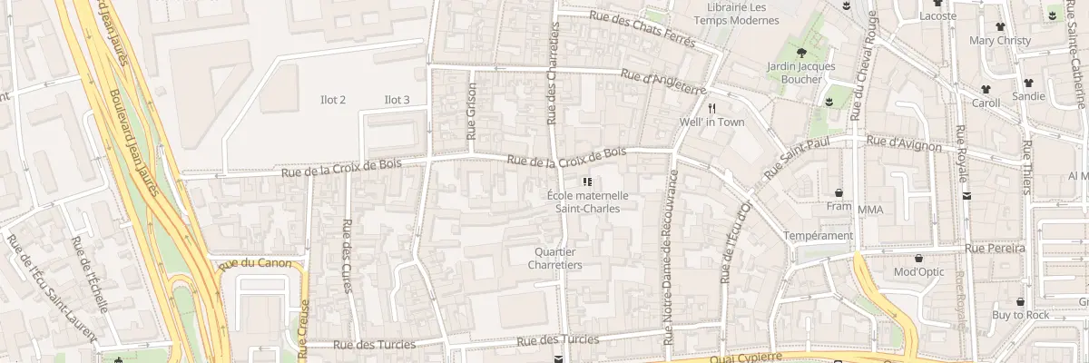 Plan du 9 Rue Croix de Bois à Orléans