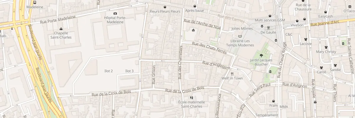 Plan du 49B Rue des Charretiers à Orléans