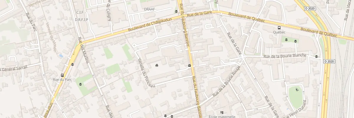 Plan du 117 Rue du Faubourg Bannier à Orléans