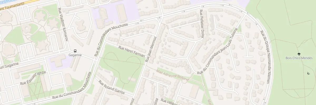 Plan du 66 Rue Jean Mermoz à Calais