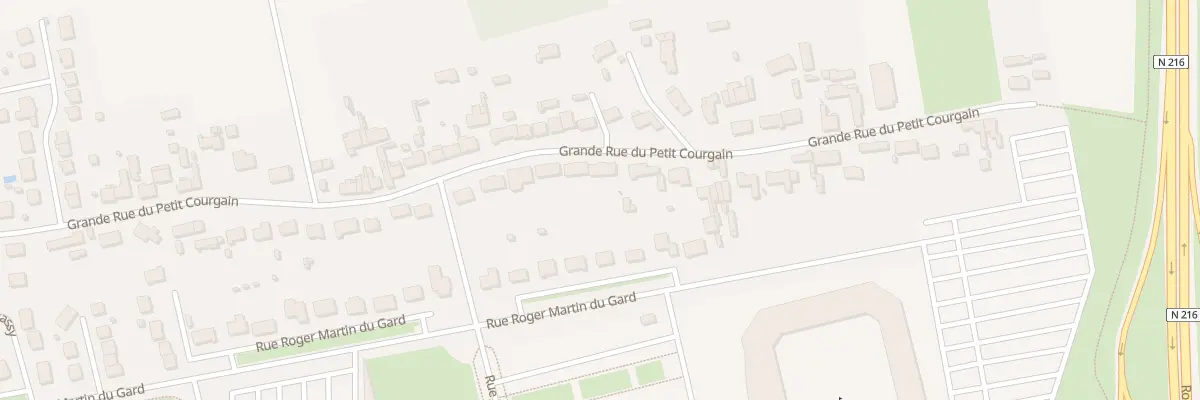 Plan du 1910 Grande Rue Petit Courgain à Calais