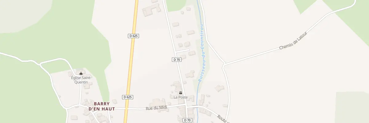 Plan du 3B Av du Soularac à Saint-Quentin-la-Tour