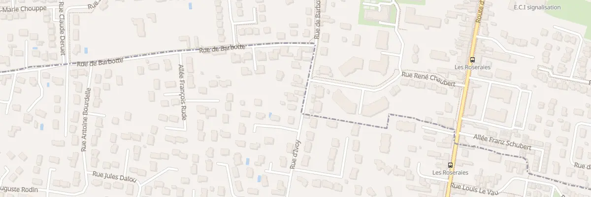 Plan du 1065 Rue d’Ivoy à Olivet