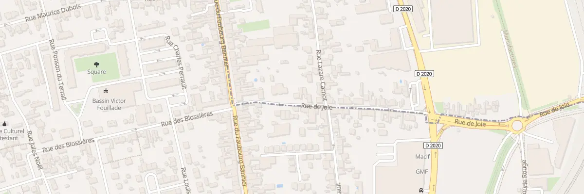 Plan du 70 Rue de Joie à Fleury-les-Aubrais