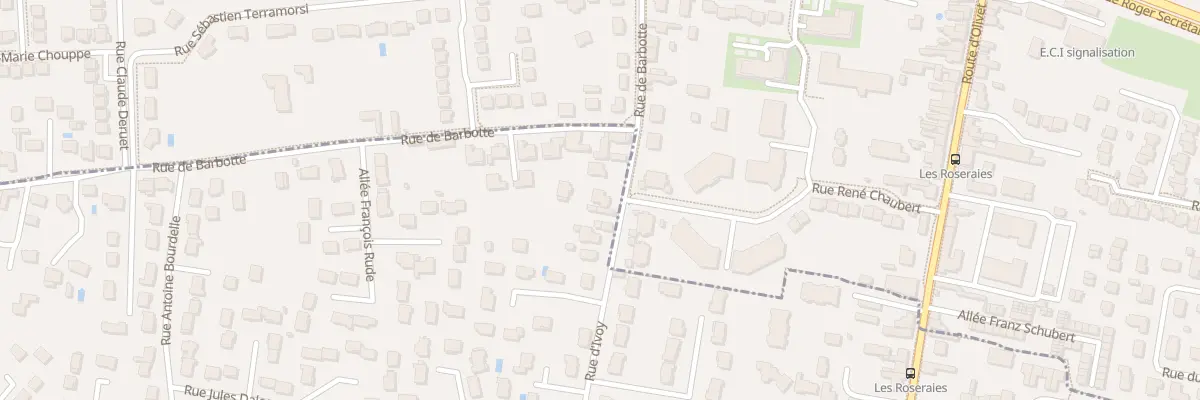 Plan du 1099 Rue d’Ivoy à Olivet
