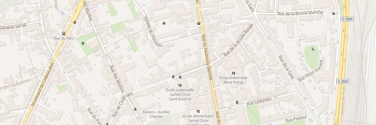 Plan du 117 Rue de Coulmiers à Orléans
