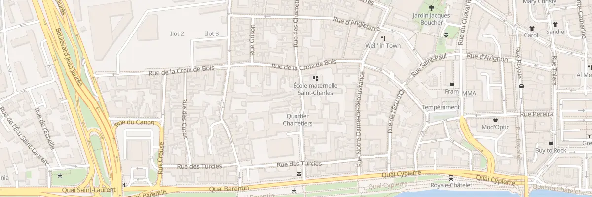 Plan du 23 Rue des Charretiers à Orléans