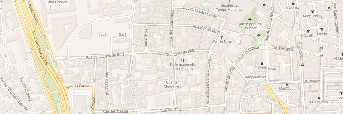 Plan du 7 Rue Croix de Bois à Orléans