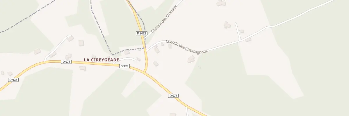 Plan du 5349 La Cireyjade à Saint-Martial-de-Gimel