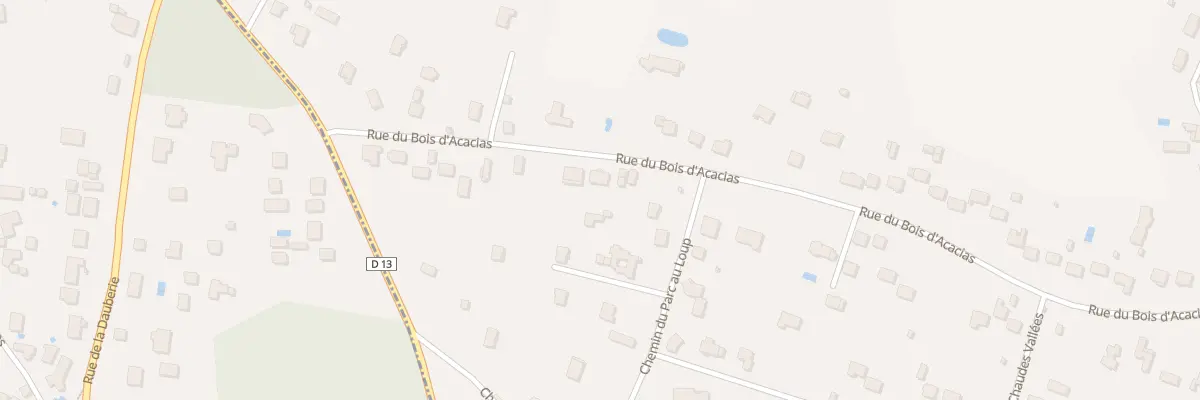Plan du 43 Rue du Bois Acacias à Maurepas