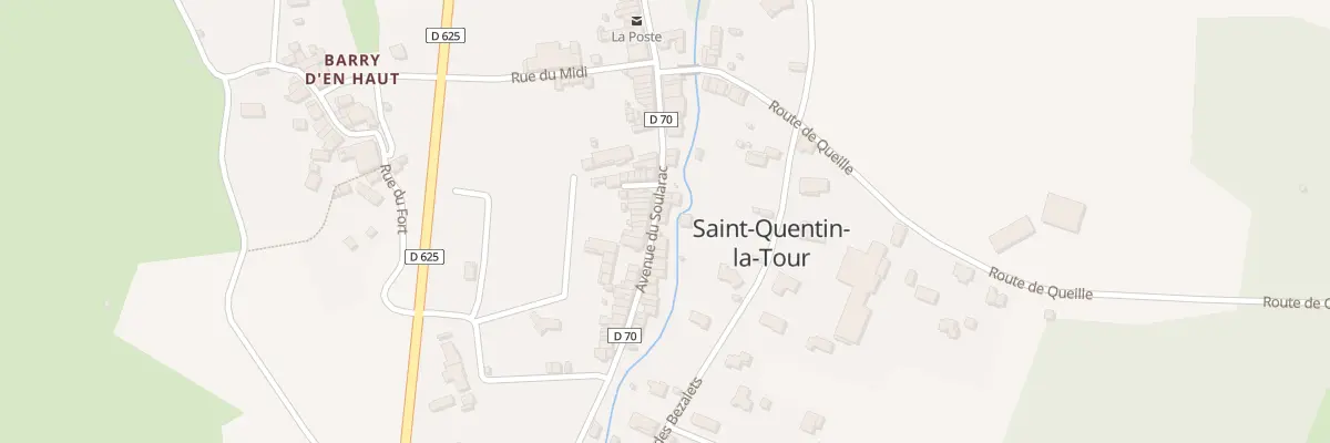 Plan du 33 Av du Soularac à Saint-Quentin-la-Tour