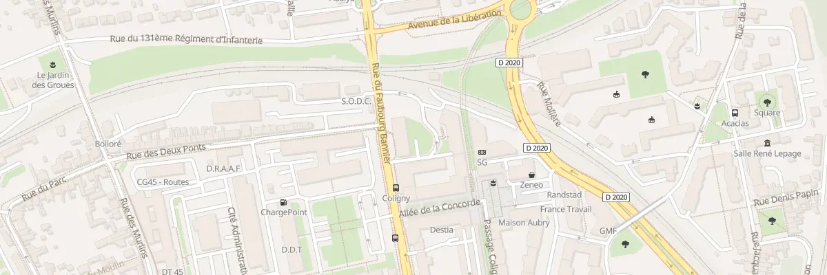 Plan du 148 Rue du Faubourg Bannier à Orléans
