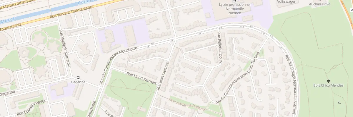Plan du 80 Rue Jean Mermoz à Calais