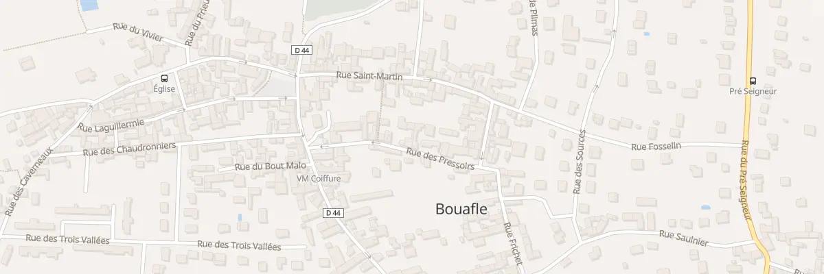 Plan du 21 Rue des Pressoirs à Bouafle