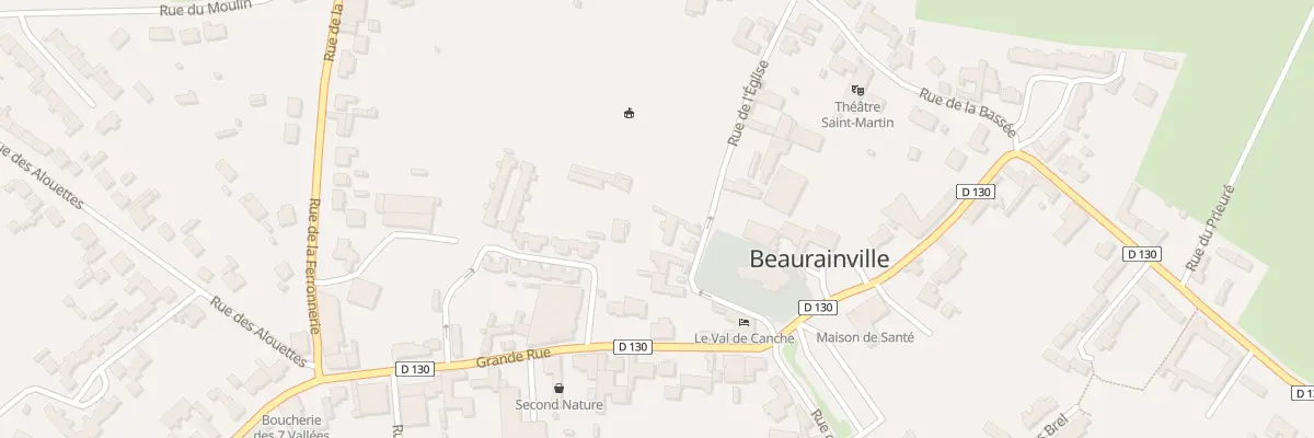 Plan du 81 Rue de l’Eglise à Beaurainville