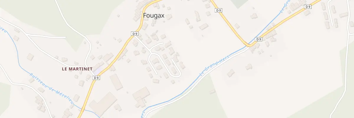 Plan du 20 Res Jean Fevrier à Fougax-et-Barrineuf